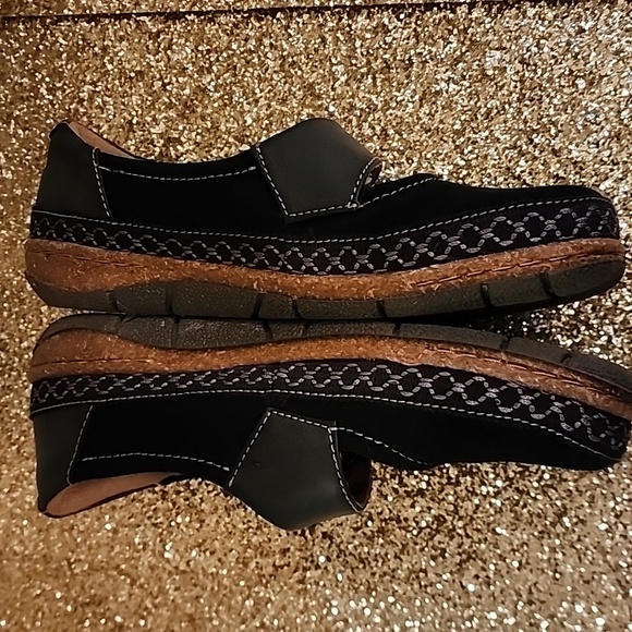 EARTH ORIGINS BLACK FLAT COMFORT SHOES SIZE 7 GOOD CONDITION - Picture 10 of 12